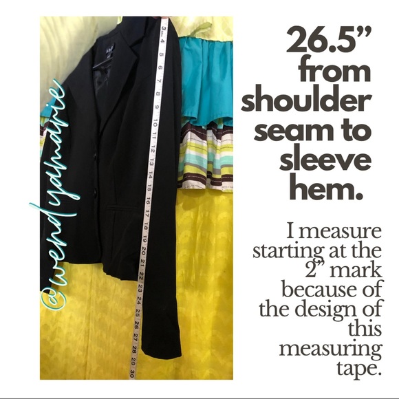 💐Black two button Blazer - Picture 8 of 8